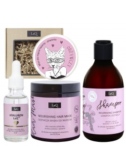 Set: Hyaluron serum + shampoo + mask + mousse - PEONY