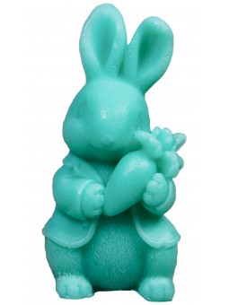 Happy soap RABBIT WITH CARROT green