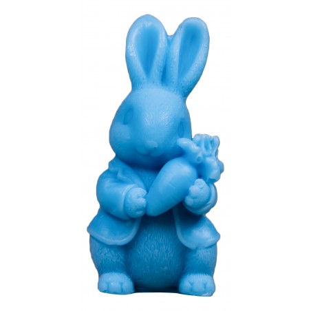 Happy soap RABBIT WITH CARROT blue