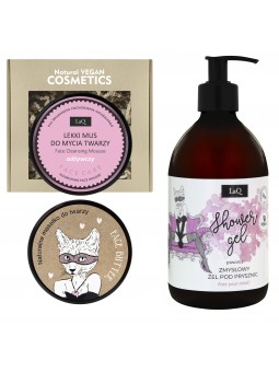 Set: Shower Gel + Face Cleansing Mousse + Face Butter PEONY