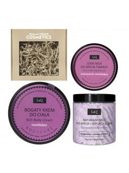 SET: Body washing mousses + Body cream + Face Cleansing Mousse MAGNOLIA