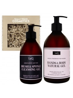 Set: Gel for washing brushes in a bottle﻿ + Hand&Body Gel SENSUAL