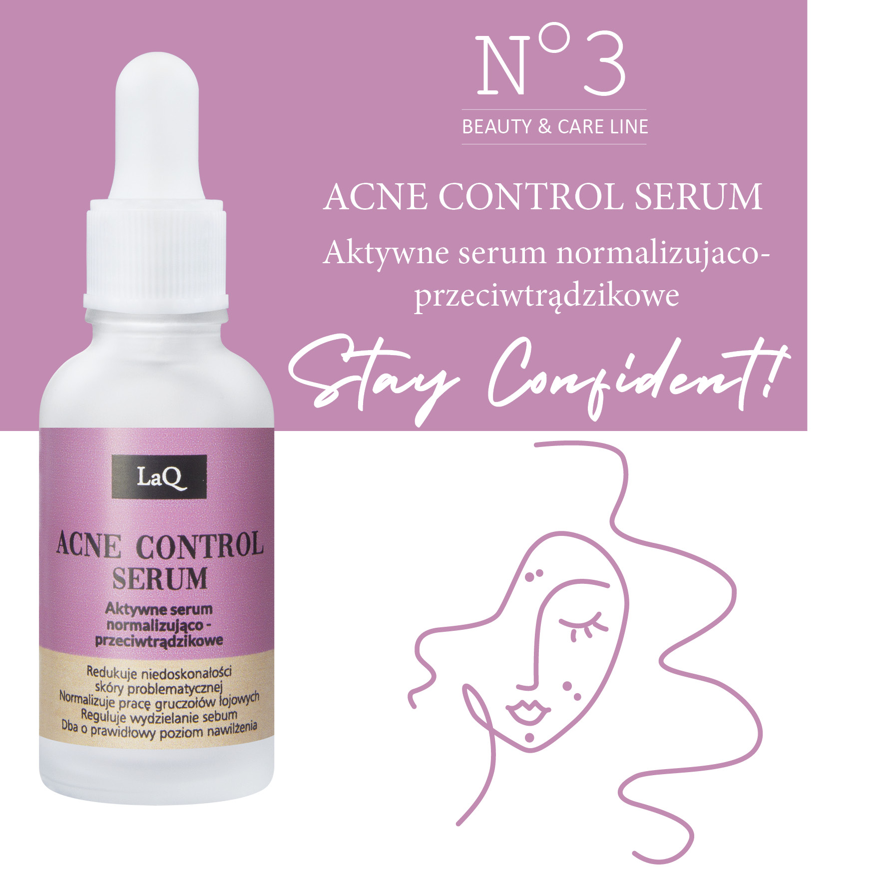 ACNE CONTROL SERUM – NO3 Stay Confident!
