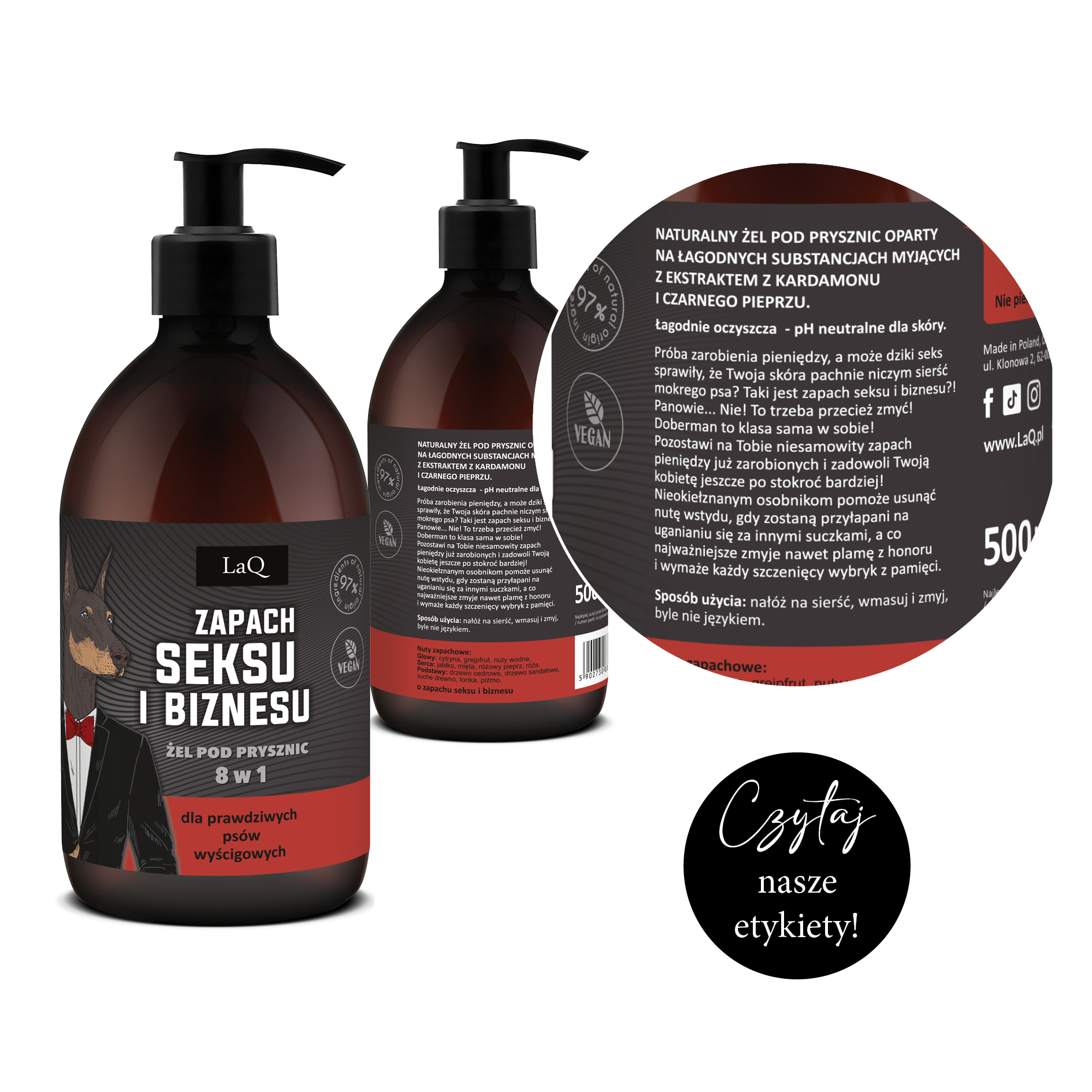 zoom etykiety zapach seksu i biznesu