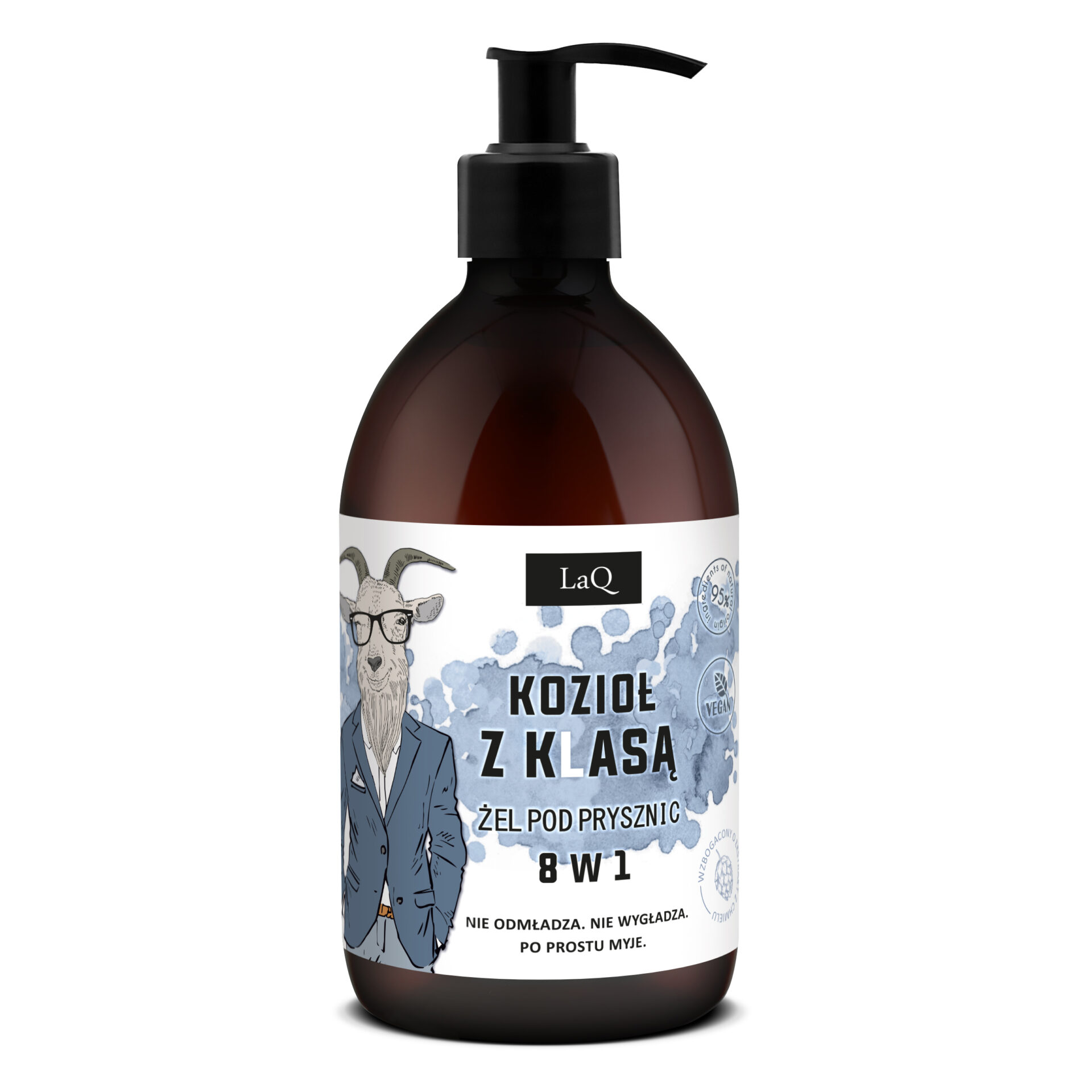żel pod prysznic LaQ Kozioł z Klasą 500 ml w butelce z pompką