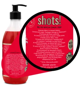 żel Shots! Krwawa Mary 500 ml zoom etykiety