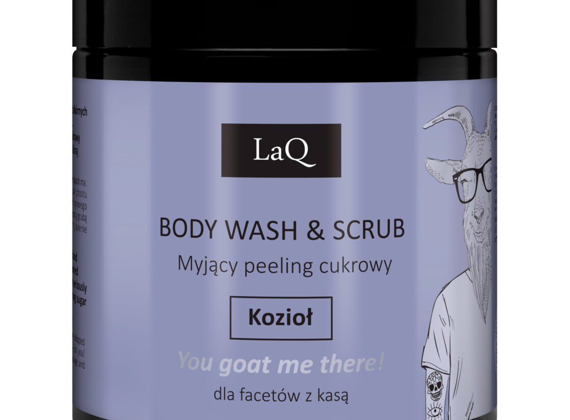 LaQ myjący peeling cukrowy Kozioł 220 g