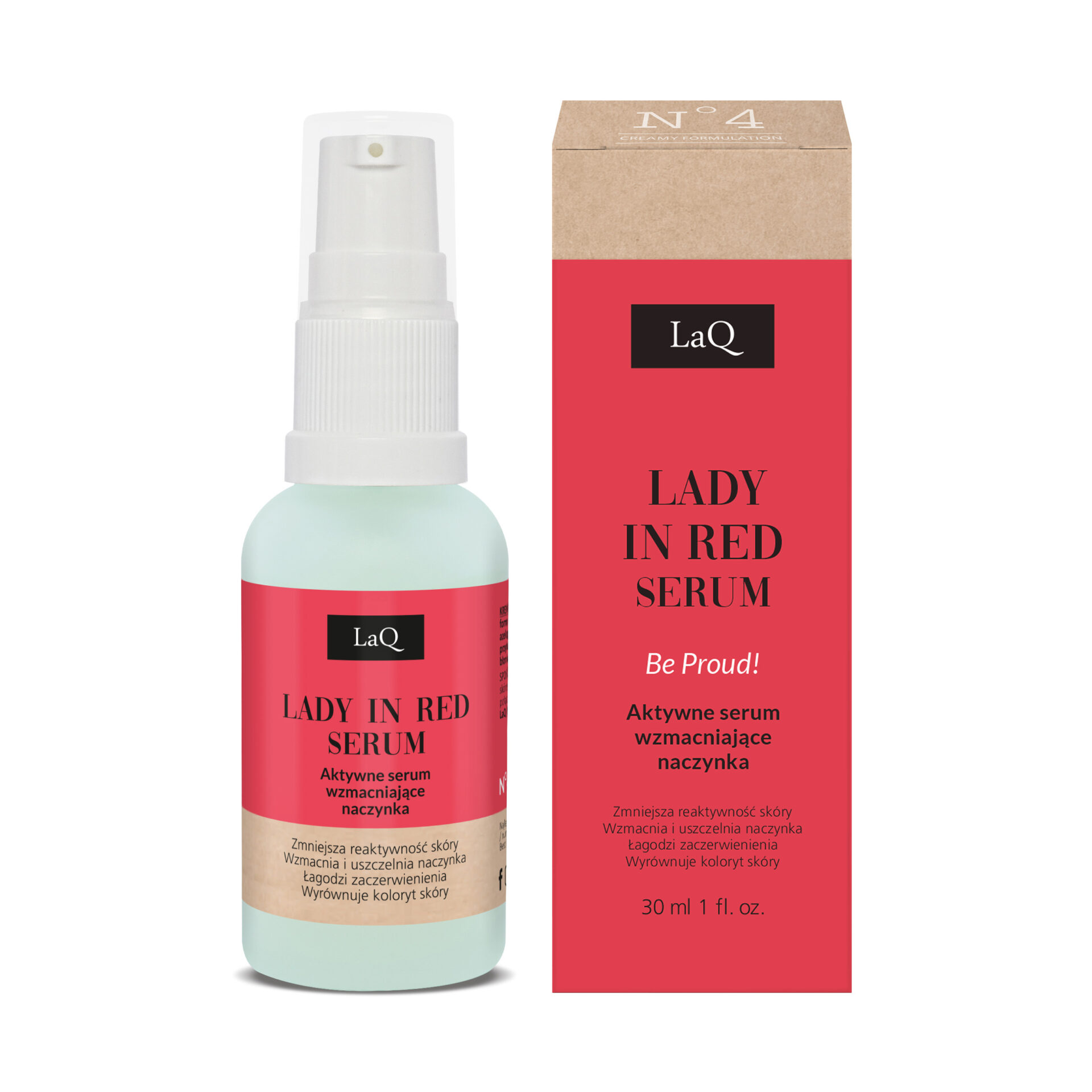 LaQ Serum Lady In Red aktywne serum wzmacniające naczynka 30 ml