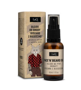 LaQ olejek do brody 30 ml Ryszard z Bieszczad zdjęcie z kartonikiem