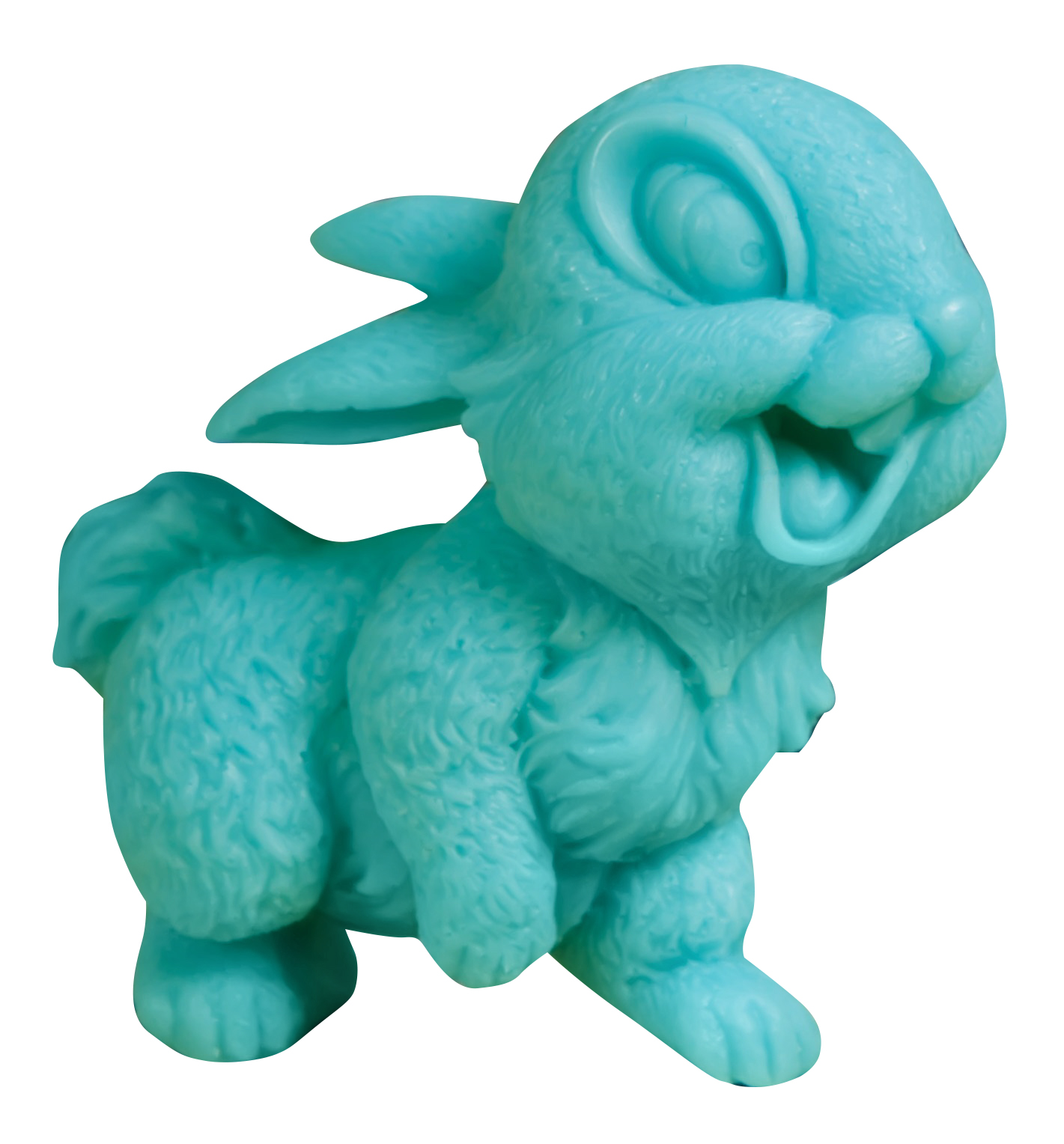 ręcznie robione mydełko glicerynowe w kształcie królika 60g