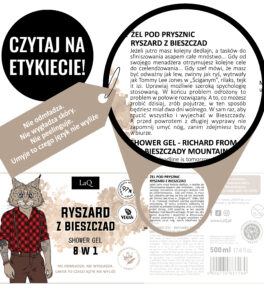 LaQ Men's Shower Ryszard z Bieszczad label