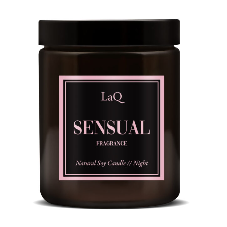 LaQ Świeca sojowa SENSUAL NIGHT 180 ml