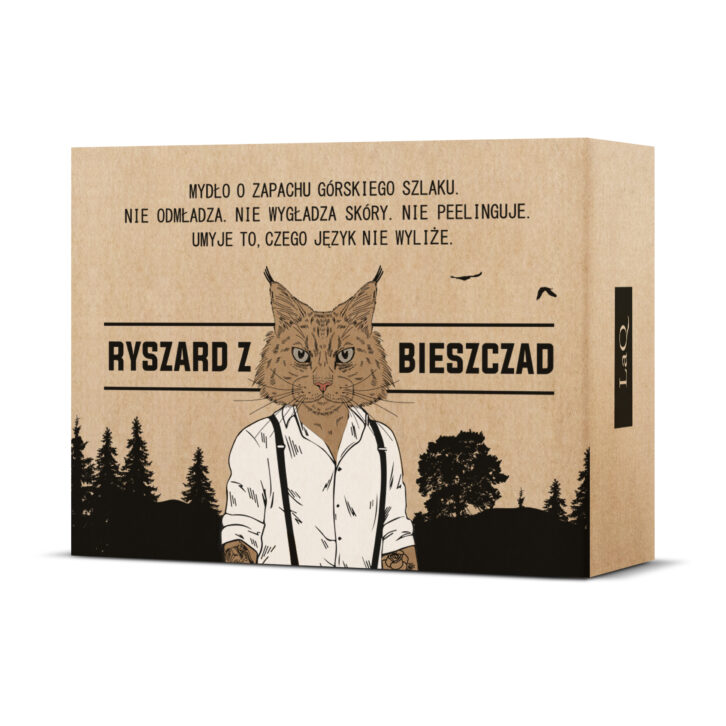 LaQ mydło w kostce 85 g Ryszard z Bieszczad