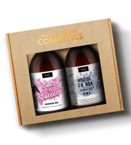 LaQ zestaw żeli pod prysznic 500 ml-Class&Success magnolia i różowy pieprz i Kozioł z Klasą, w kartoniku na wkładce