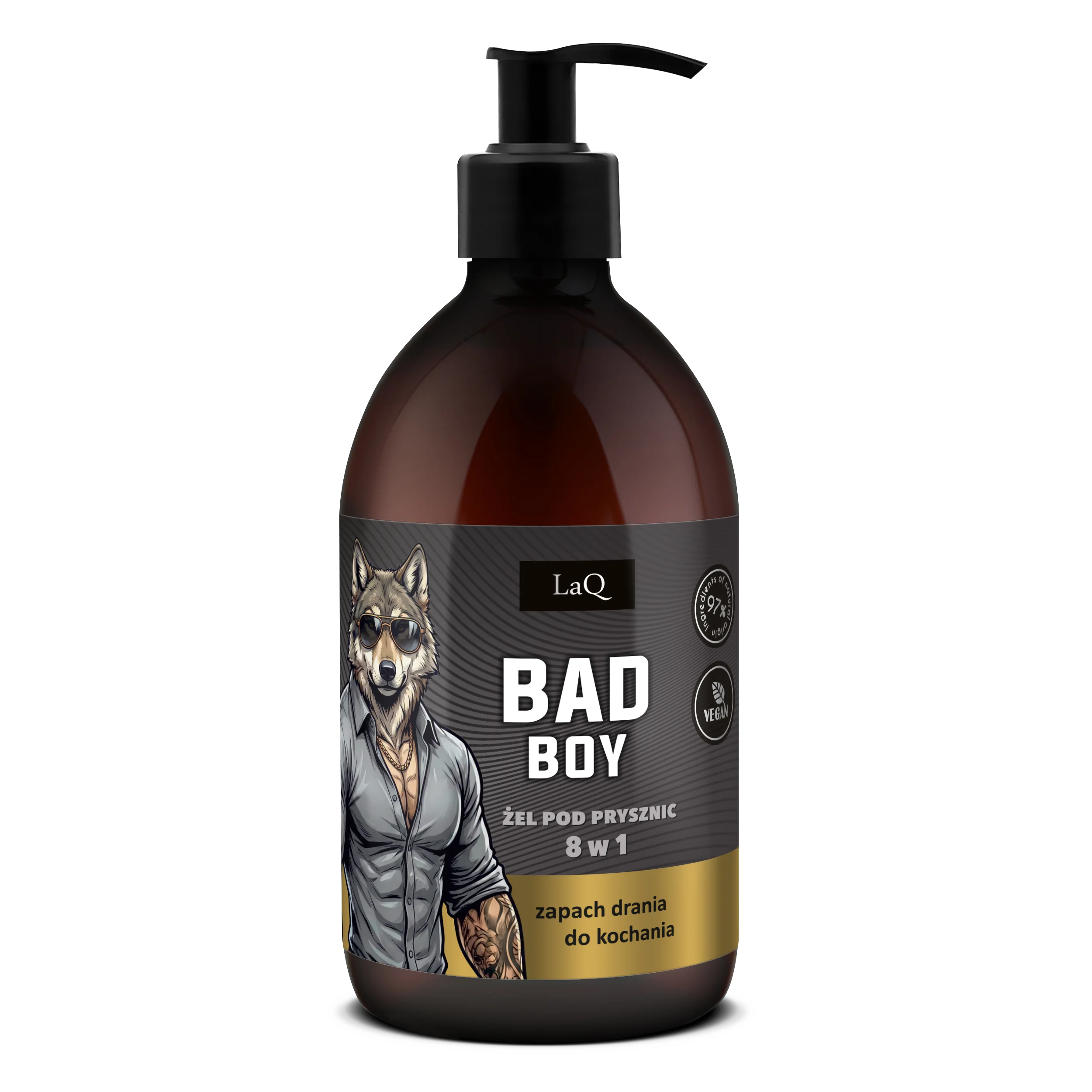 LaQ żel pod prysznic 500 ml Bad Boy