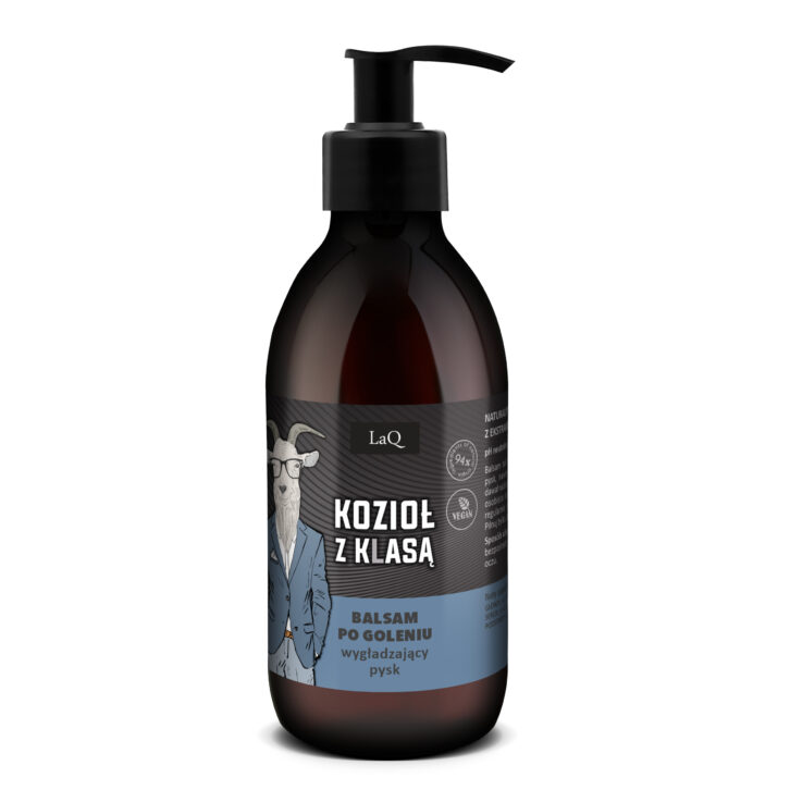 LaQ balsam po goleniu 150 ml Kozioł z Klasą , czarna etykieta