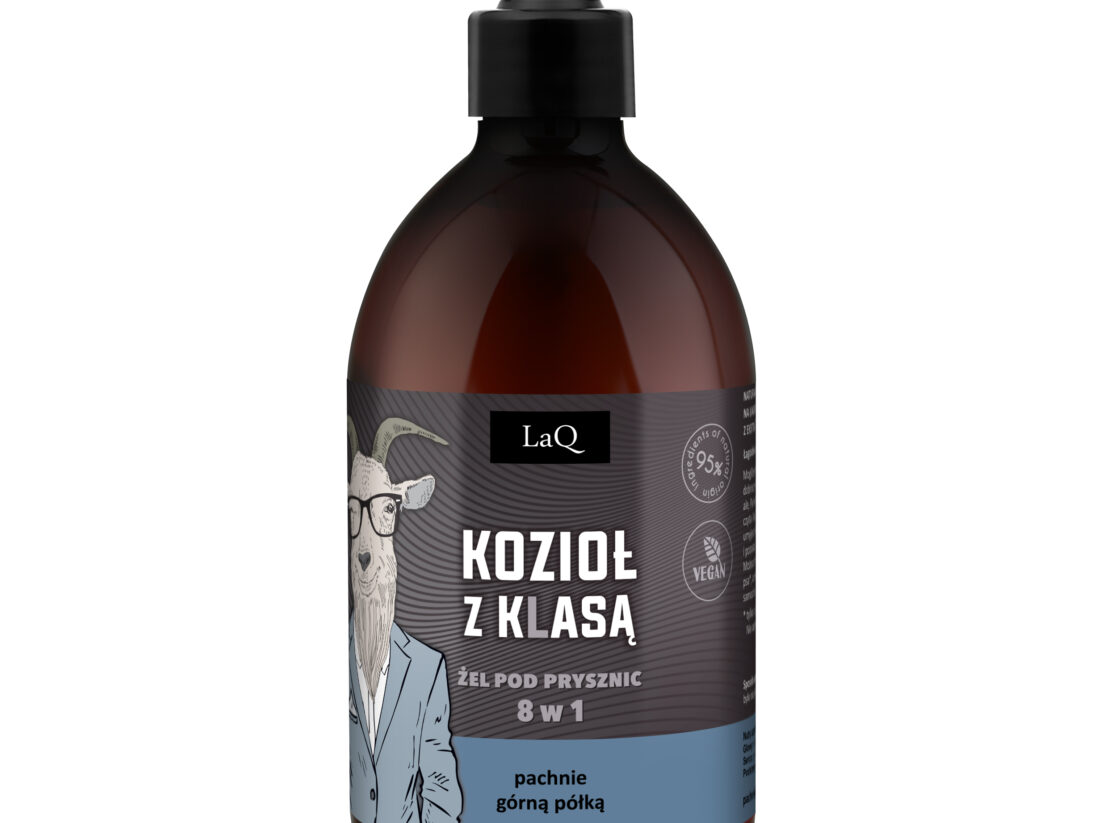 LaQ żel pod prysznic 500 ml Kozioł z Klasą czarna etykieta