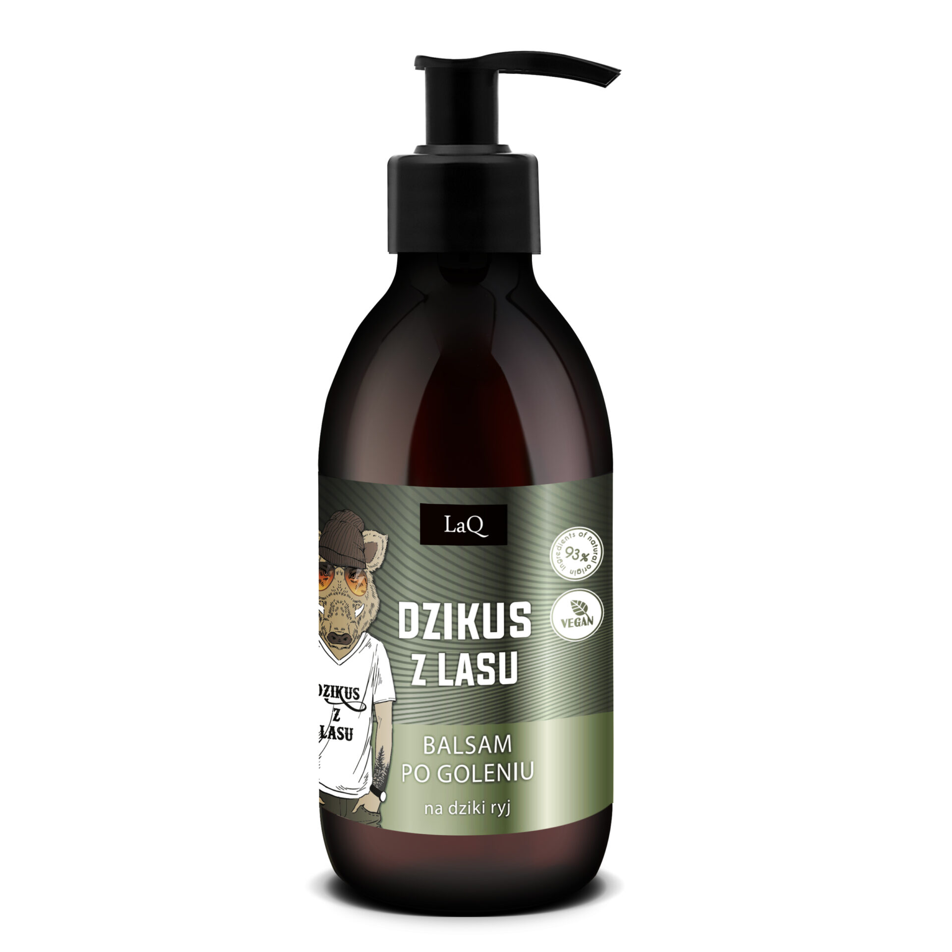 LaQ balsam po goleniu dla faceta Dzikus z Lasu w butelce z pompką 150 ml