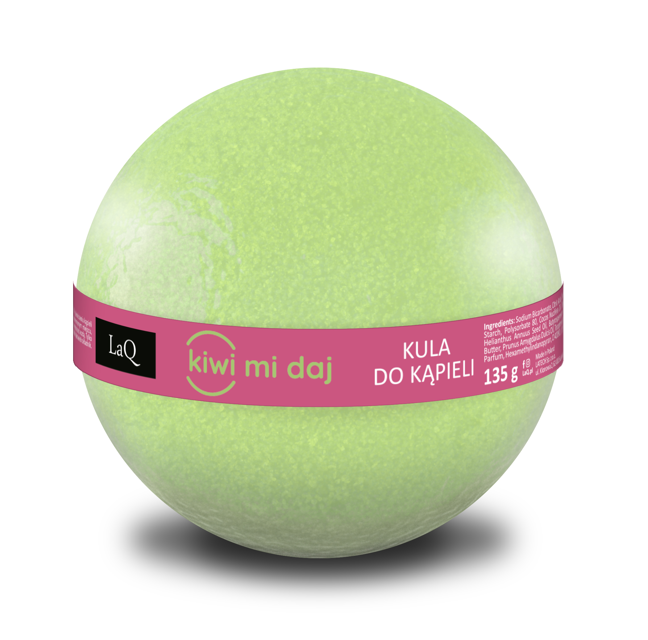 LaQ kula kąpielowa zielona Kiwi 135 g